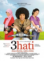 3 Hati Dua Dunia, Satu Cinta (2010) afişi