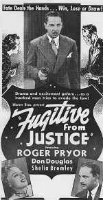 A Fugitive From Justice (1940) afişi