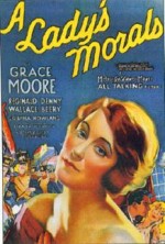 A Lady's Morals (1930) afişi