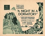 A Night In A Dormitory (1930) afişi