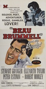 Beau Brummell (1954) afişi