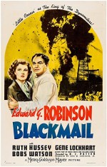 Blackmail (1939) afişi
