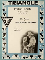 Broadway Arizona (1917) afişi