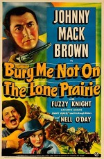 Bury Me Not On The Lone Prairie (1941) afişi