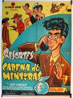 Cadena De Mentiras (1955) afişi