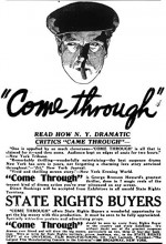 Come Through (1917) afişi