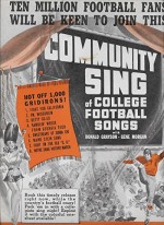 Community Sing: Series 2, No. 3 - College Football Songs (1937) afişi