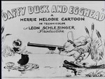 Daffy Duck & Egghead (1938) afişi