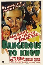 Dangerous To Know (1938) afişi