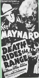 Death Rides The Range (1939) afişi