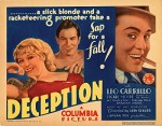 Deception (1932) afişi