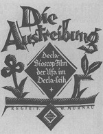 Die Austreibung (1923) afişi