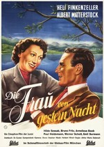 Die Frau Von Gestern Nacht (1950) afişi