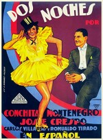 Dos Noches (1933) afişi