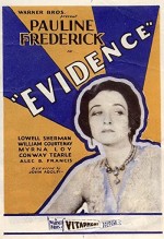 Evidence (1929) afişi