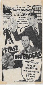 First Offenders (1939) afişi