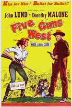 Five Guns West (1955) afişi
