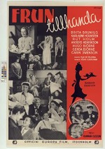 Frun Tillhanda (1939) afişi