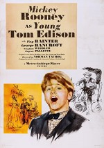 Genç Tom Edison (1940) afişi