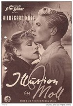 Illusion In Moll (1952) afişi