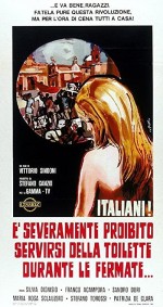 Italiani! È severamente proibito servirsi della toilette durante le fermate (1969) afişi