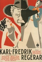 Karl Fredrik Regerar (1934) afişi