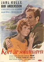 Kort är Sommaren (1962) afişi