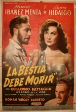 La Bestia Debe Morir (1952) afişi