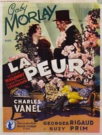 La Peur (1936) afişi