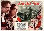 Ley Del Mar (1952) afişi