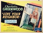 Love Your Neighbor (1930) afişi