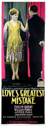 Love's Greatest Mistake (1927) afişi