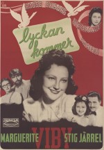 Lyckan Kommer (1942) afişi