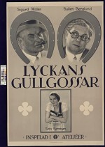 Lyckans Gullgossar (1932) afişi