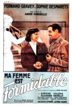 Ma Femme Est Formidable (1951) afişi