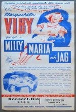 Milly, Maria Och Jag (1938) afişi