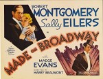 Made on Broadway (1933) afişi