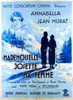 Mademoiselle Josette, Ma Femme (1933) afişi