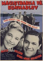 Magistrarna på sommarlov (1941) afişi