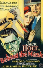 Maskenin Arkasında (1932) afişi
