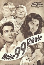 Meine 99 Bräute (1958) afişi