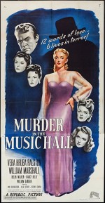 Murder In The Music Hall (1946) afişi