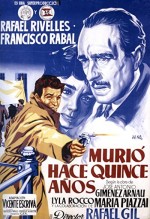 Murió Hace Quince Años (1954) afişi