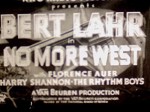 No More West (1934) afişi
