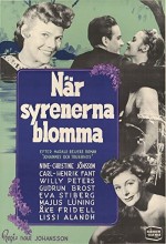 När Syrenerna Blomma (1952) afişi