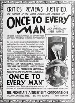 Once To Every Man (1918) afişi