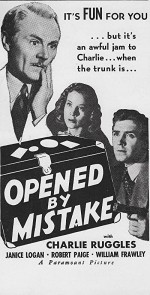 Opened By Mistake (1940) afişi