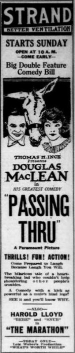 Passing Through (1921) afişi