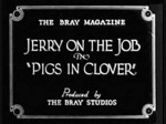 Pigs In Clover (1919) afişi