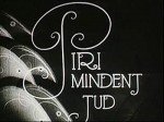 Piri Mindent Tud (1932) afişi